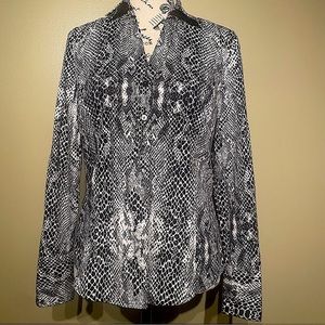Calvin Klein Animal Print Blouse